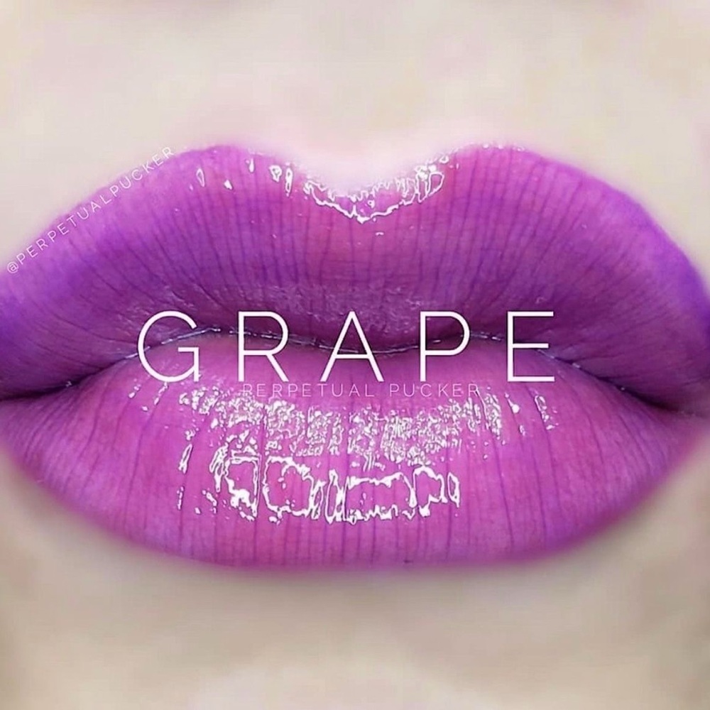 Lipsense Moisturizing Grape Lip Gloss NEW Vivid Deep Purple Tinted Whimsigoth